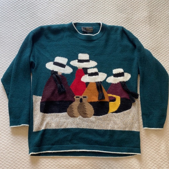 Jose Cotacachi 100% Alpaca Sweater - Picture 1 of 3